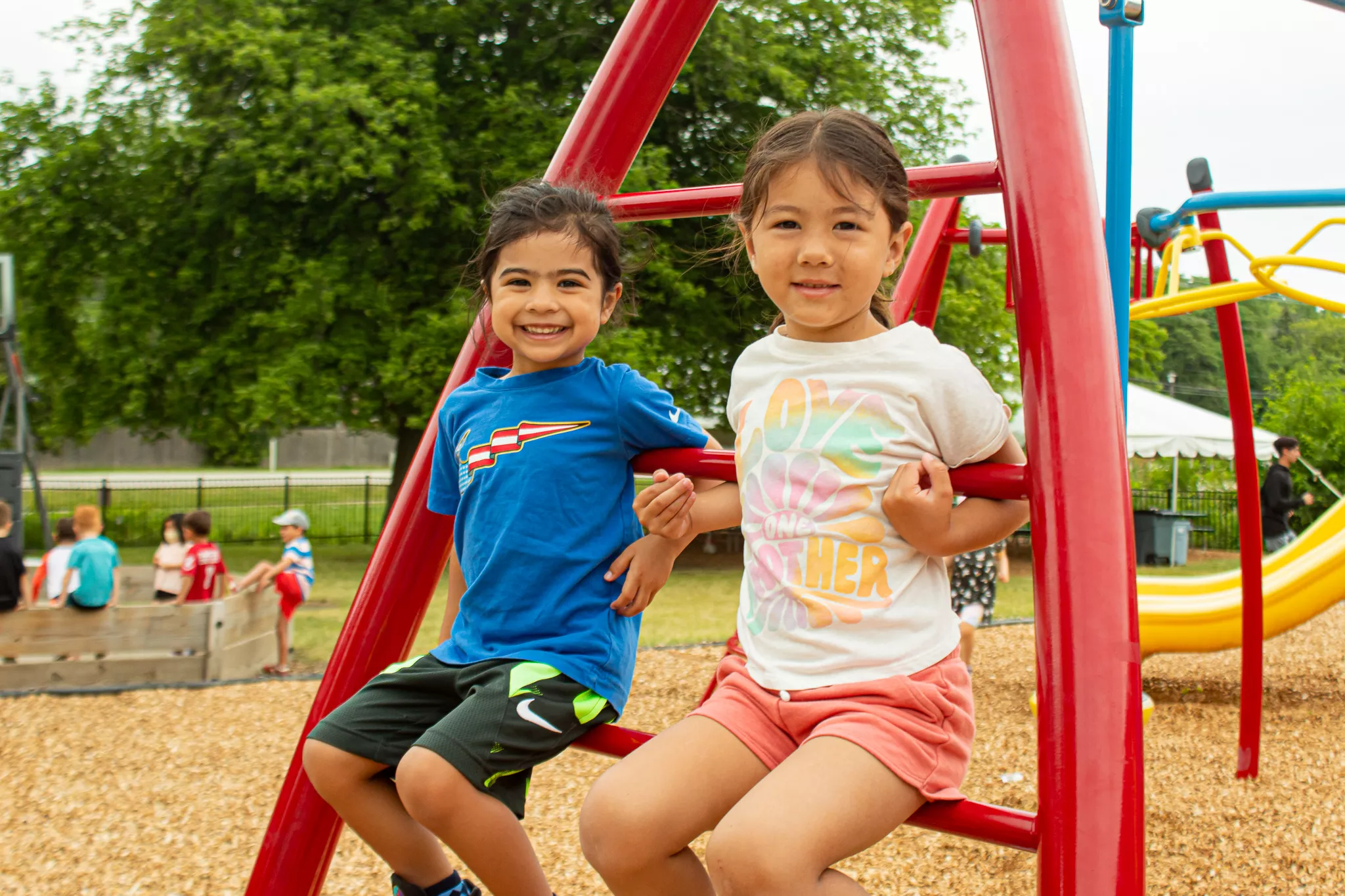 Children at a playground